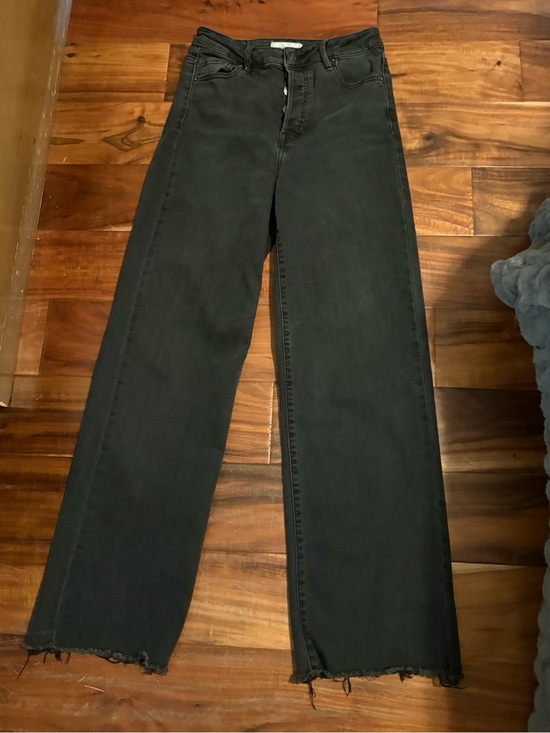 Carly Jean Los Angeles Denim - Carly Jean Los Angeles laurel Jeans Black gray High Rise Stretch Denim (1393)